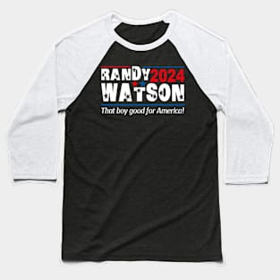 Randy Watson 24 For President Baseball T-Shirt